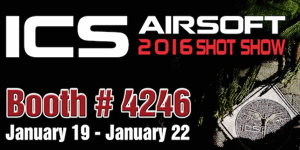 2016 ICS Airsoft SHOT SHOW invitation
